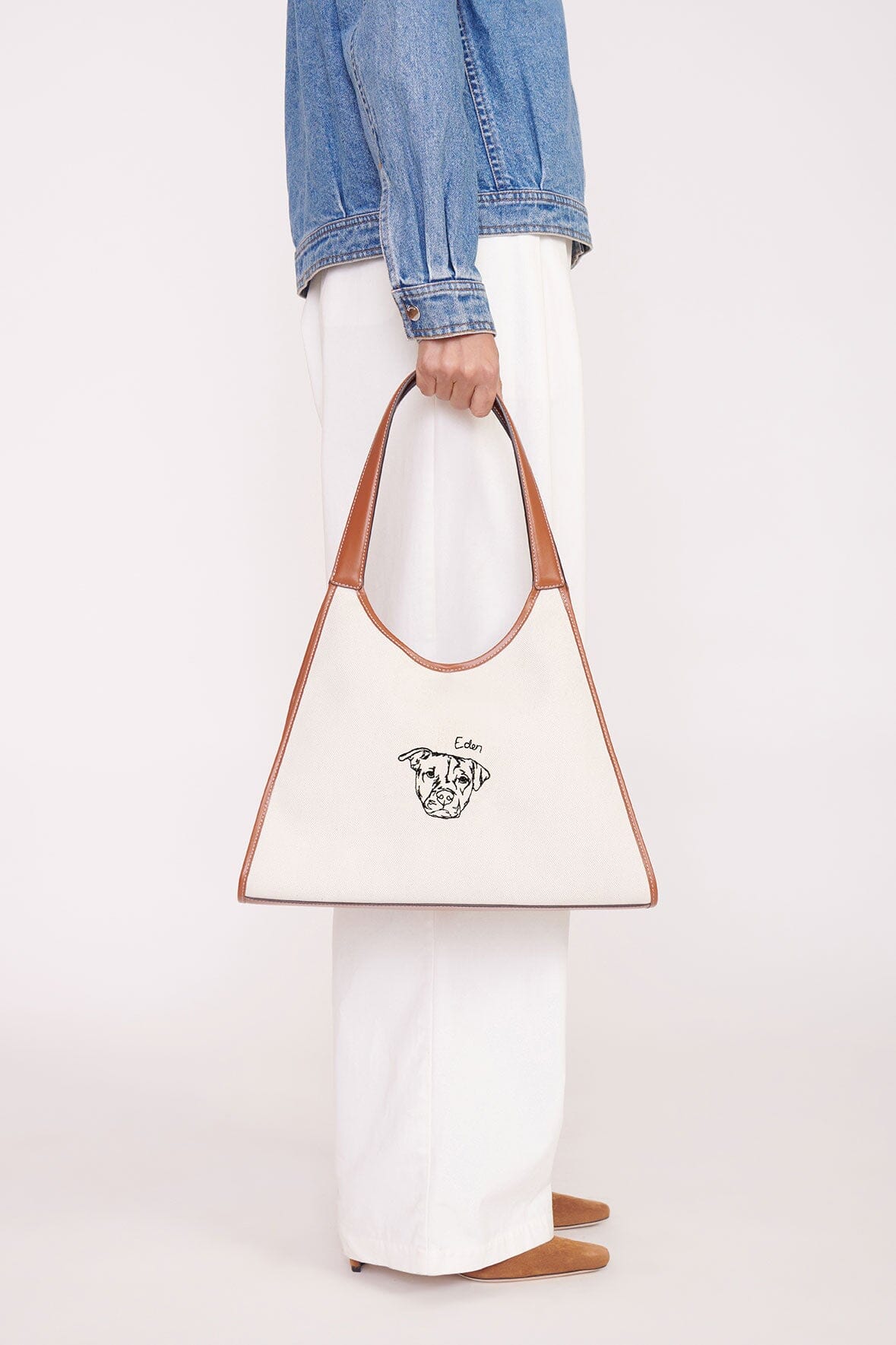 C.BONZ CUSTOM SOFT REY TOTE BAG CREAM TAN