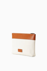 C.BONZ CUSTOM DUCKIE ZIP POUCH CREAM TAN