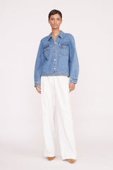 CUSTOM CLASSIC OVERSIZED RYAN JACKET MEDIUM WASH