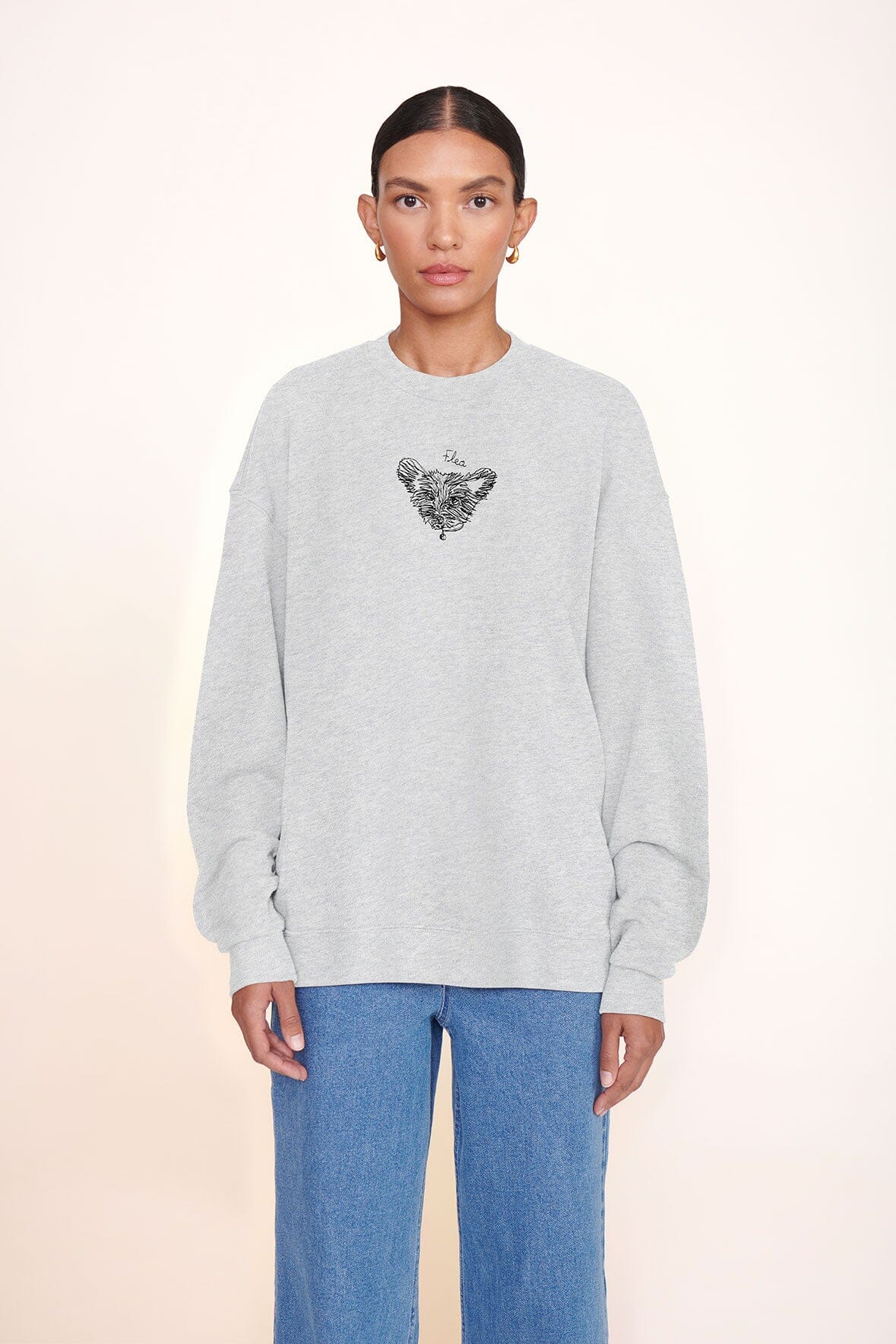 CUSTOM x C.BONZ OVERSIZED SWEATSHIRT GREY