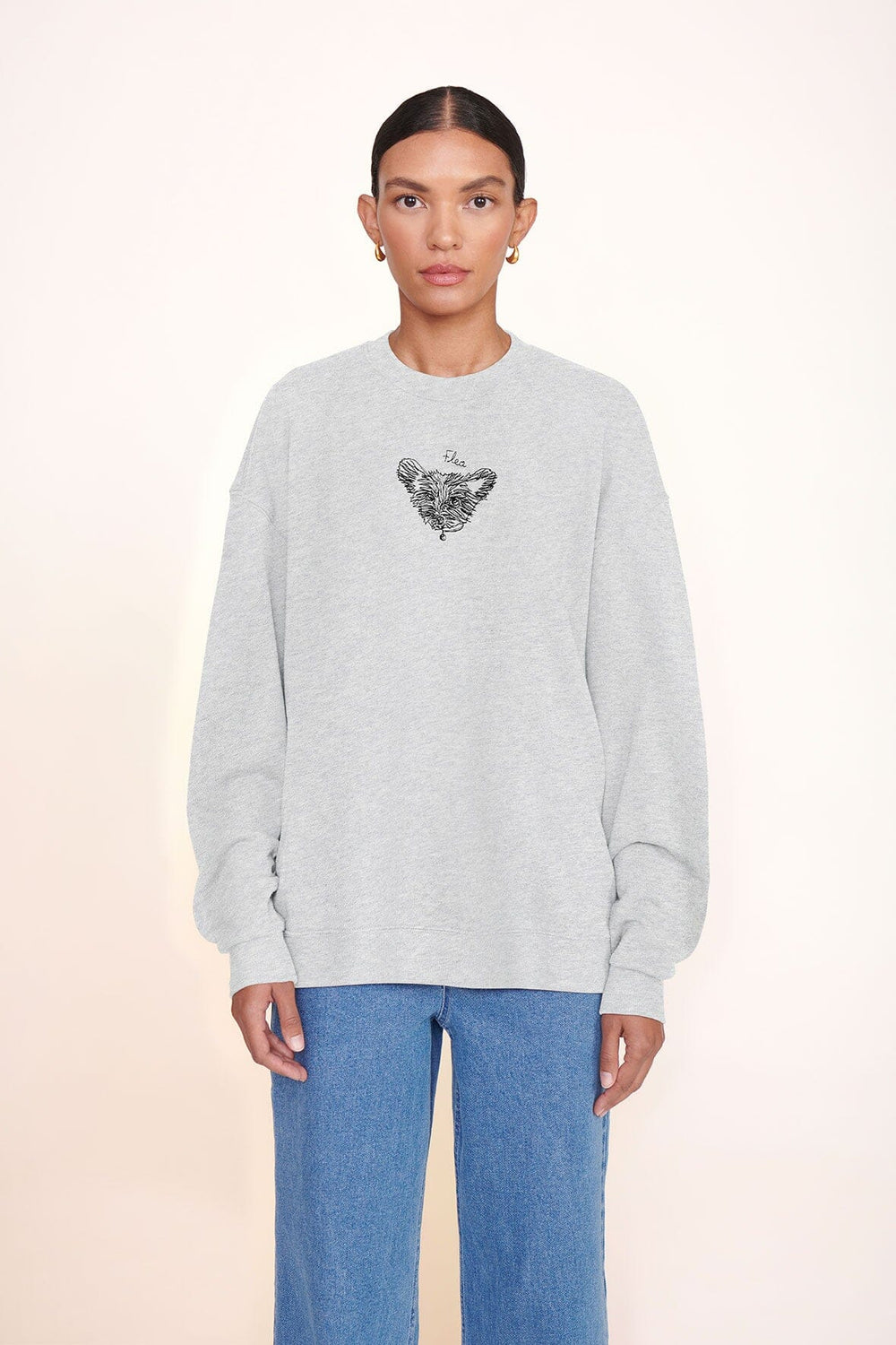 CUSTOM x C.BONZ OVERSIZED SWEATSHIRT GREY