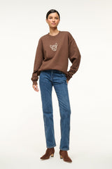 CUSTOM x C.BONZ OVERSIZED SWEATSHIRT BROWN