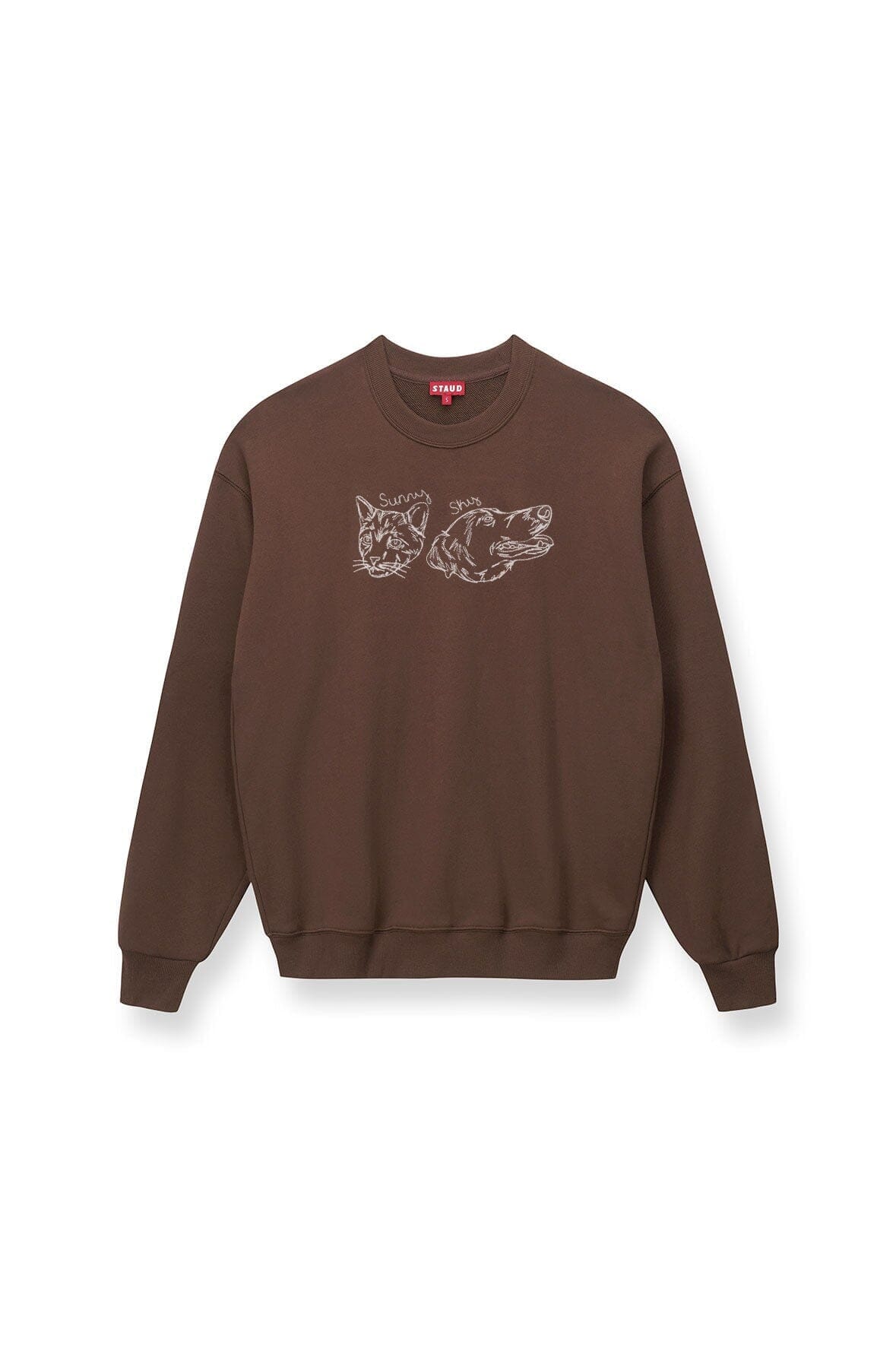 CUSTOM x C.BONZ OVERSIZED SWEATSHIRT BROWN