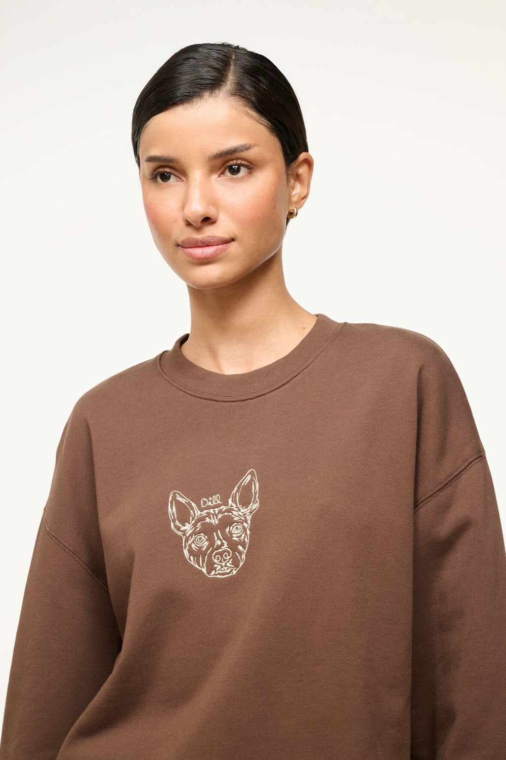 CUSTOM x C.BONZ OVERSIZED SWEATSHIRT BROWN