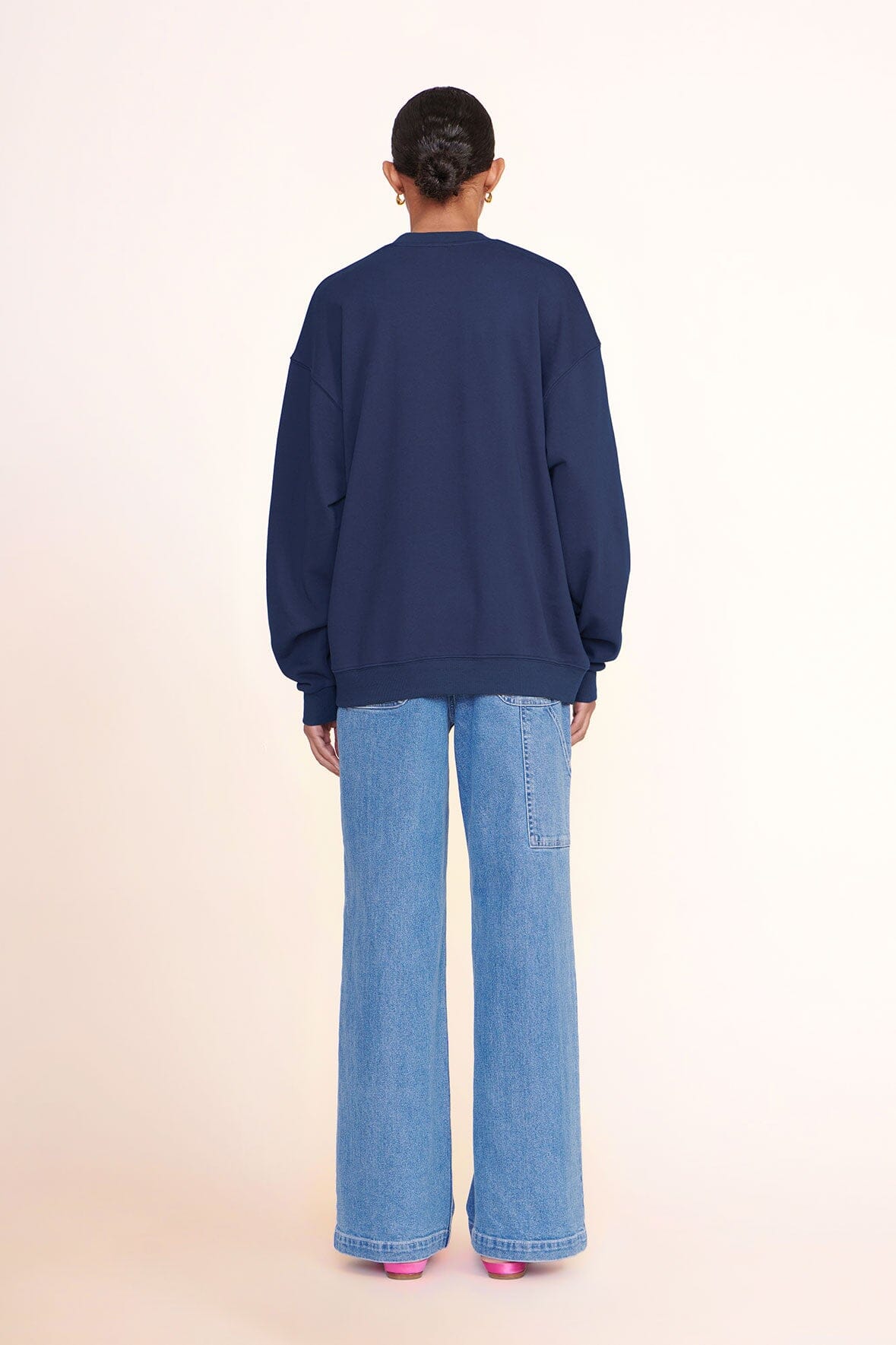 CUSTOM x C.BONZ OVERSIZED SWEATSHIRT NAVY
