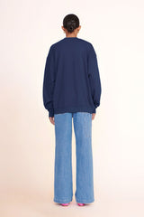 CUSTOM x C.BONZ OVERSIZED SWEATSHIRT NAVY
