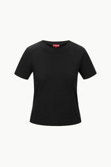 CREW NECK T SHIRT BLACK