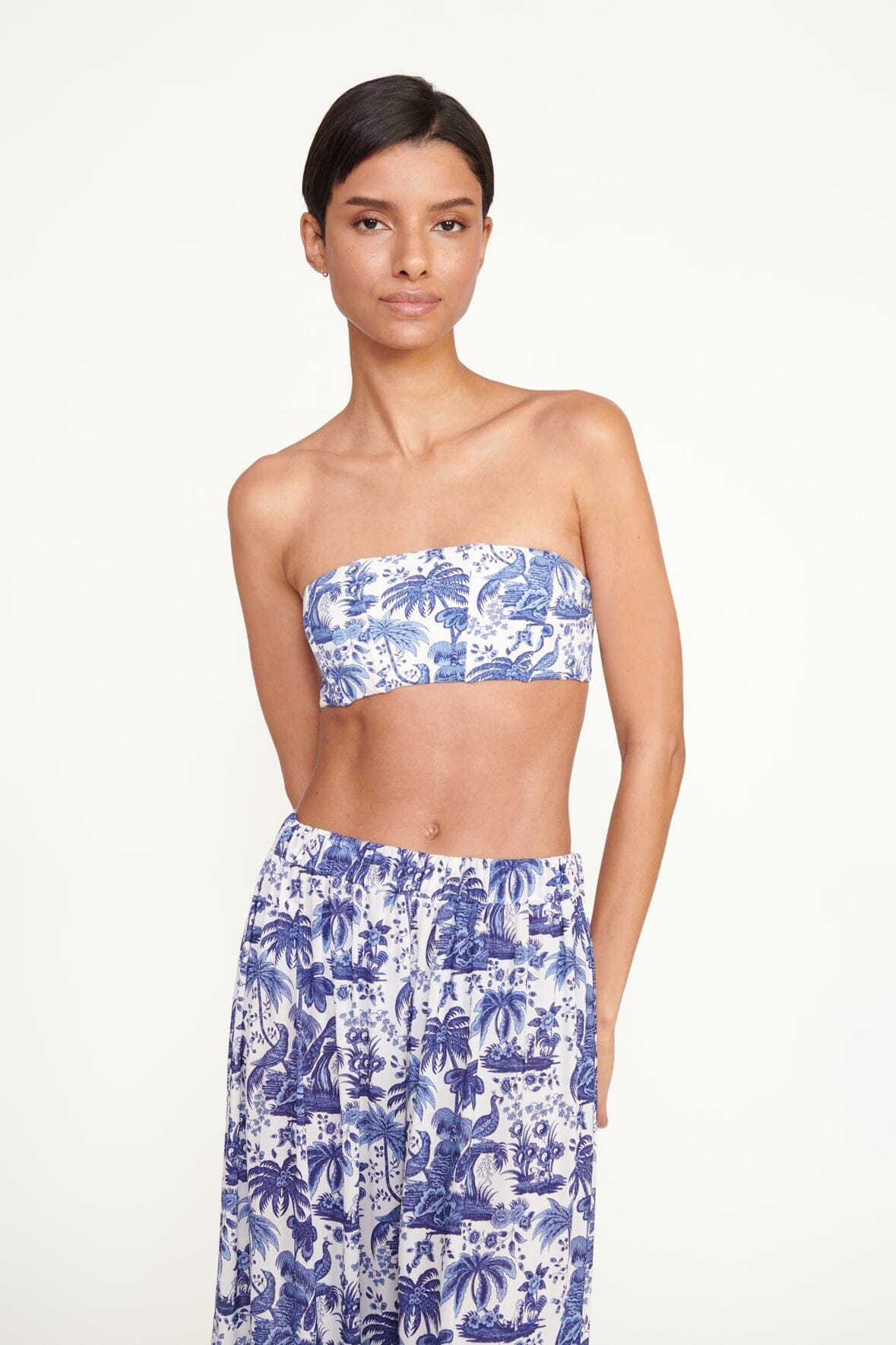MARZA PANT BLUE TOILE