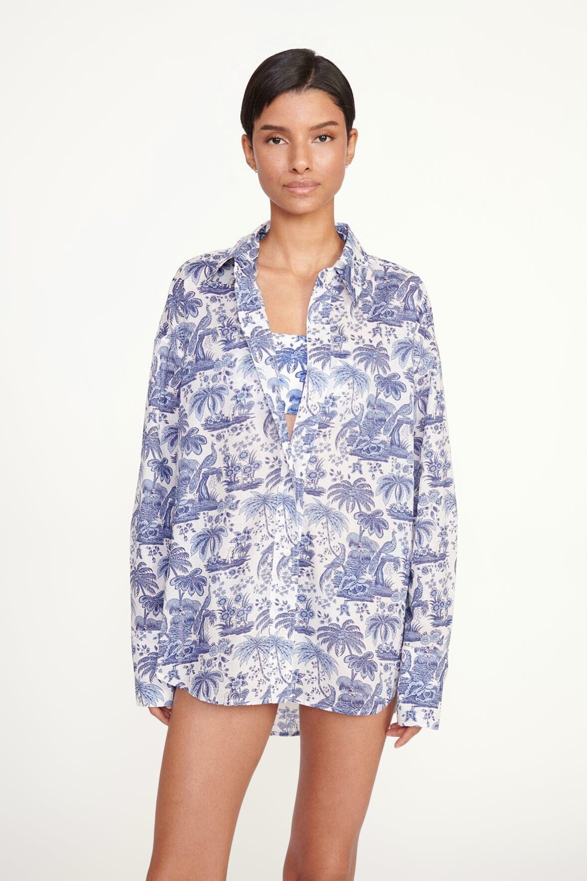 COLTON SHIRT BLUE TOILE