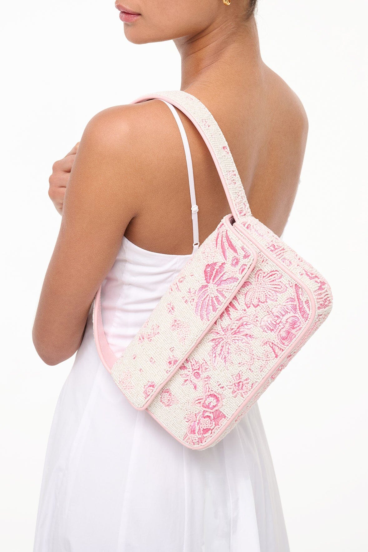TOMMY BAG IVORY CHERRY BLOSSOM TOILE