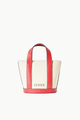 CUSTOM ALLORA MINI TOTE CREAM RED ROSE