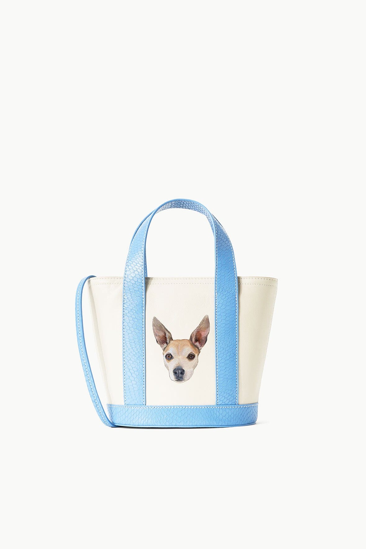 CUSTOM ALLORA MINI TOTE CREAM BLUE