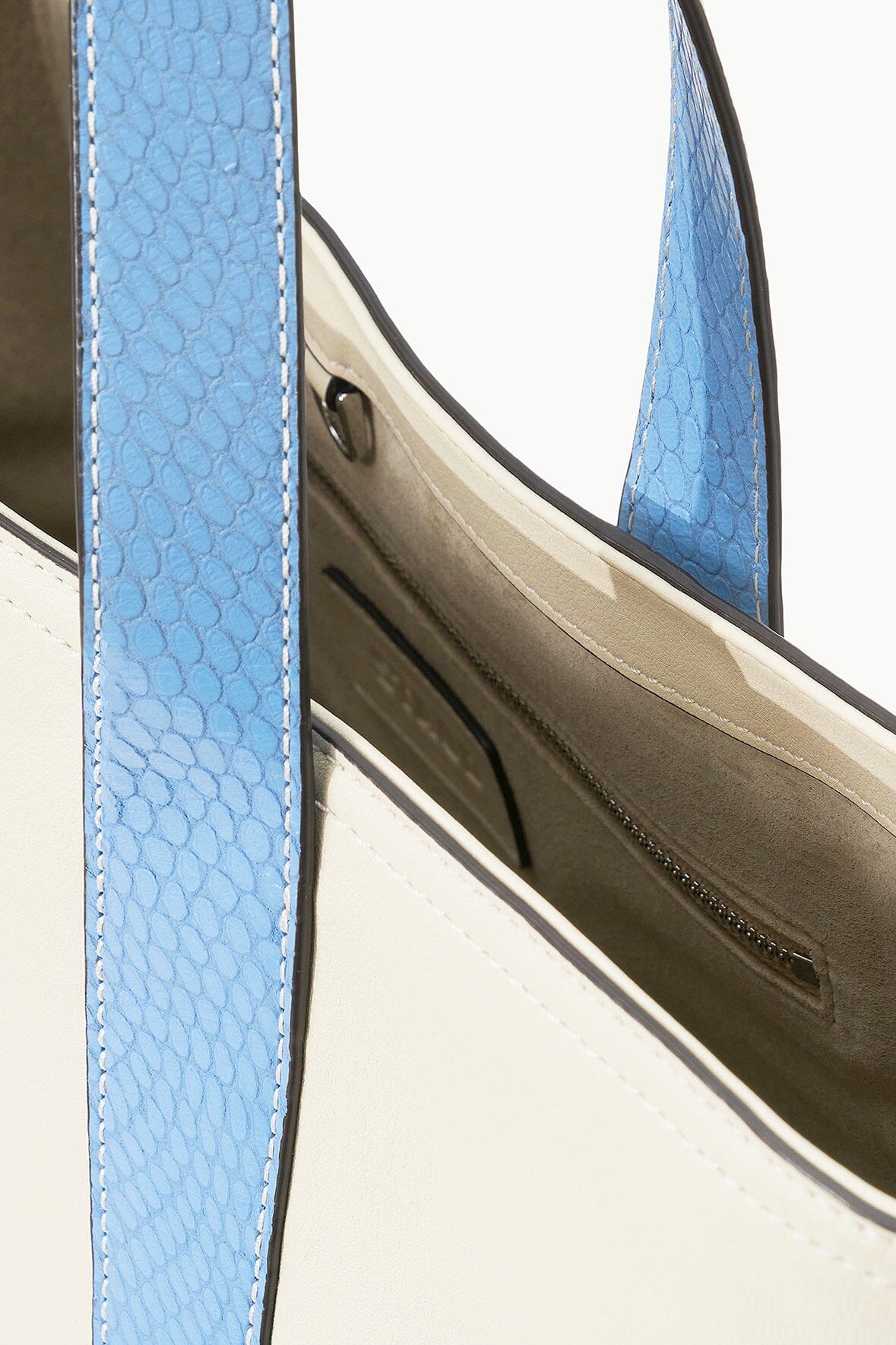 CUSTOM ALLORA TOTE CREAM BLUE