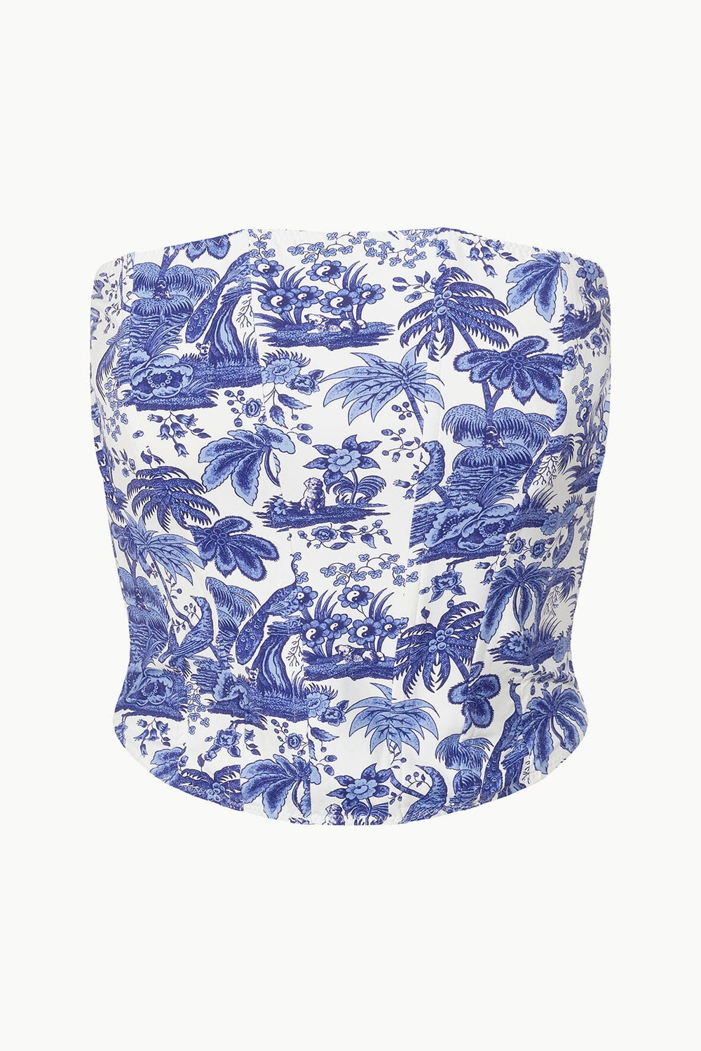FRANCESCA BIKINI TOP BLUE TOILE