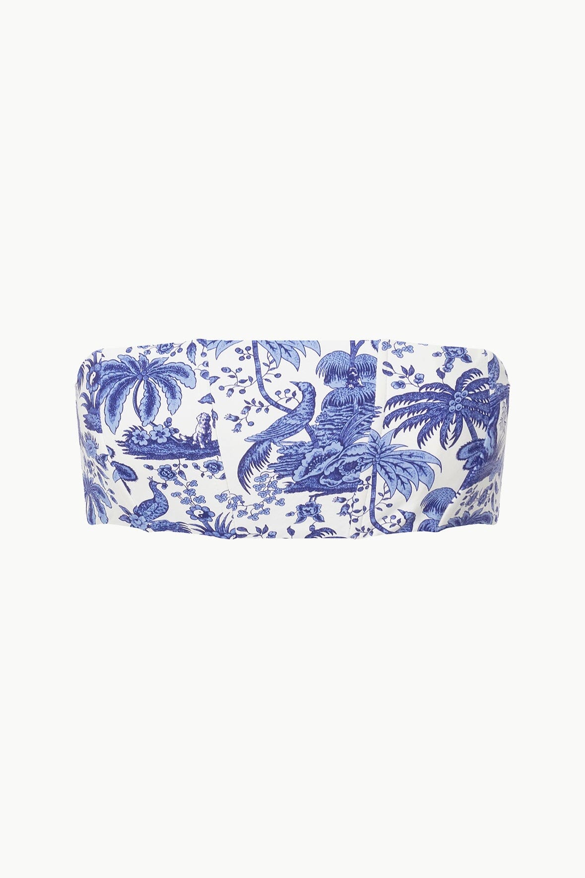 MALA BIKINI TOP BLUE TOILE