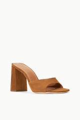 SLOANE HEEL TAN SUEDE