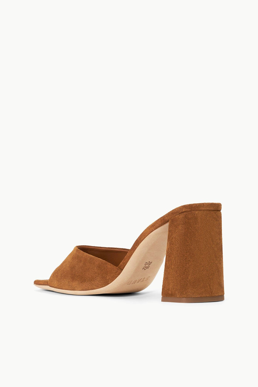 SLOANE HEEL TAN SUEDE
