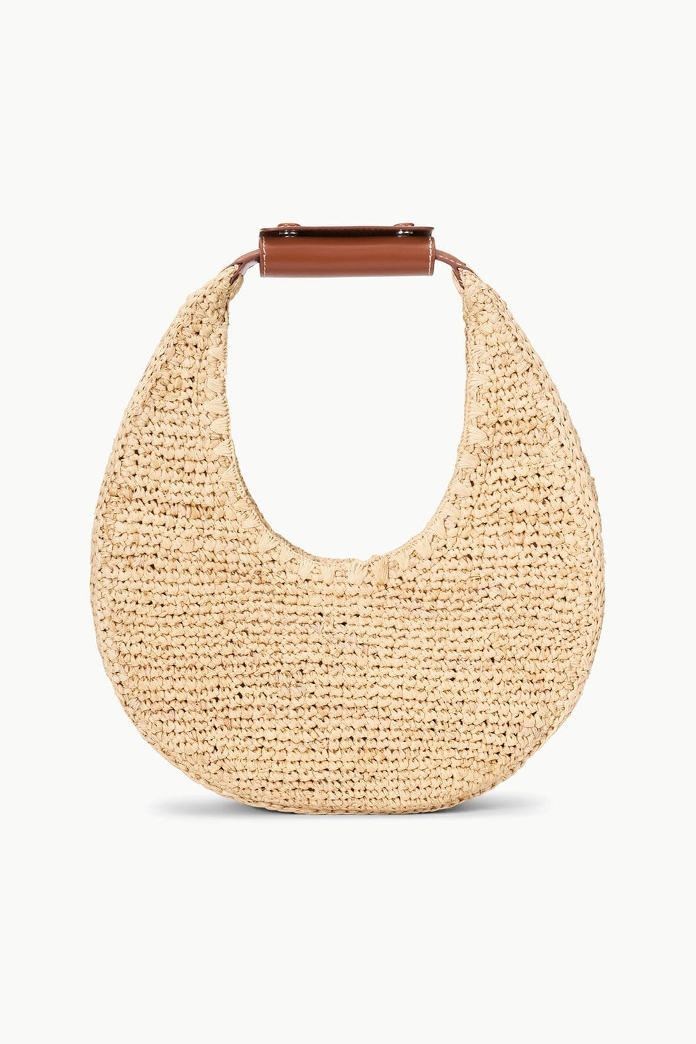 MOON RAFFIA BAG NATURAL TAN