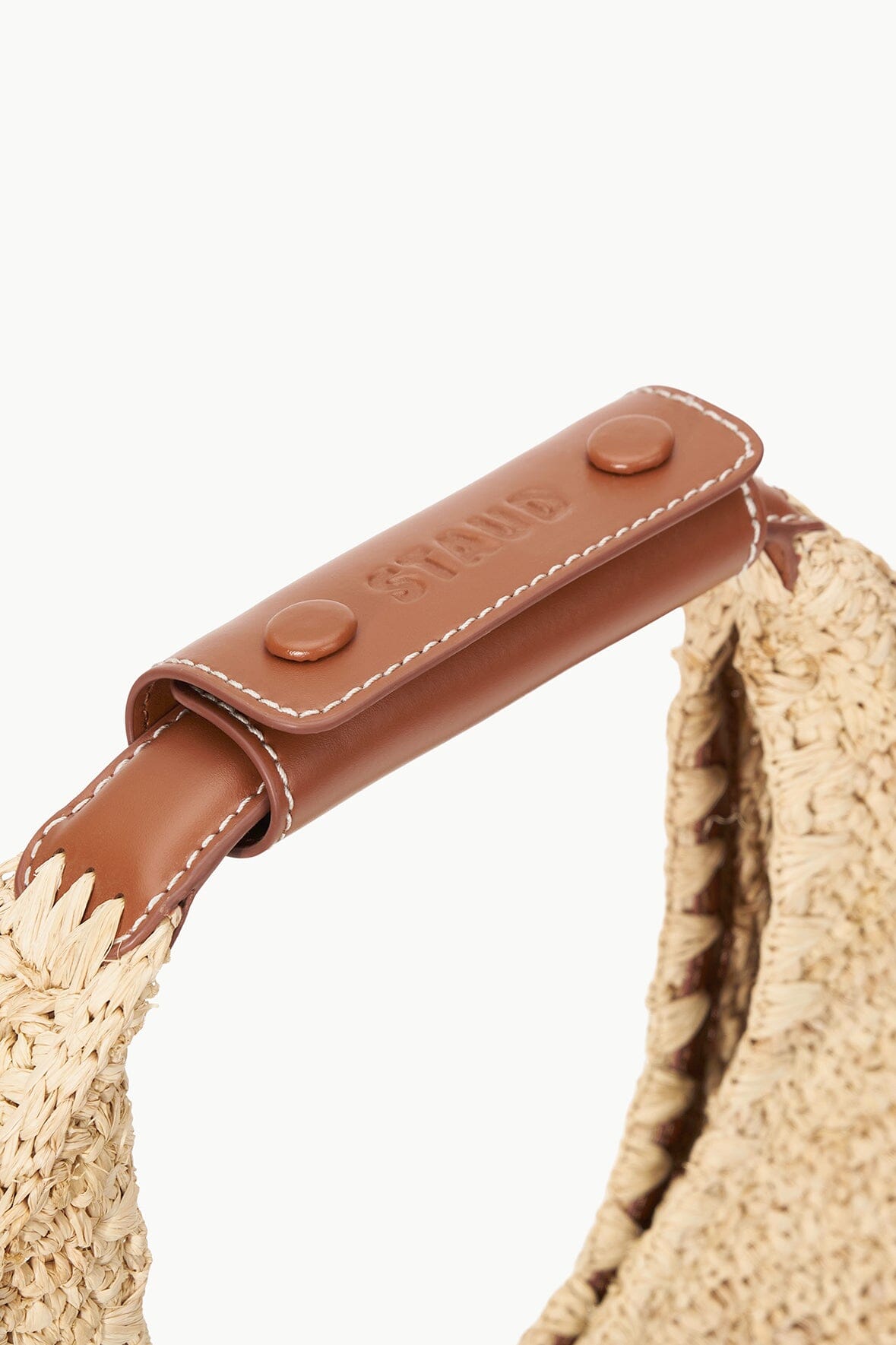 MOON RAFFIA BAG NATURAL TAN