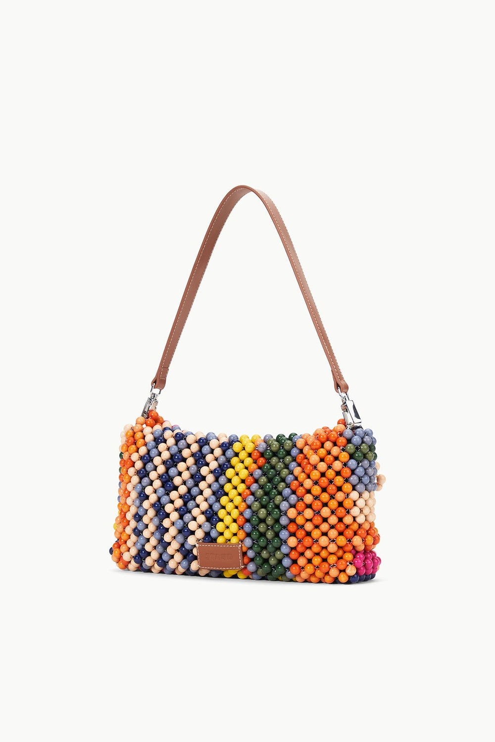 TIMMY BEADED SHOULDER BAG MULTI BAYADERE STRIPE