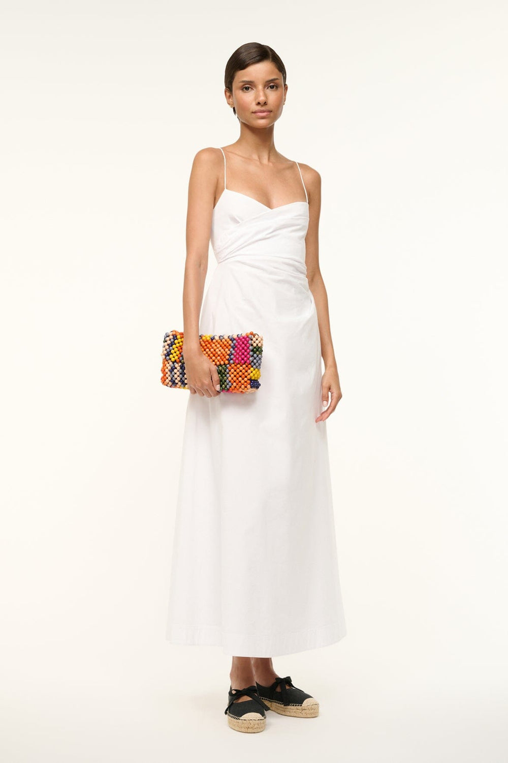 TIMMY BEADED SHOULDER BAG MULTI BAYADERE STRIPE