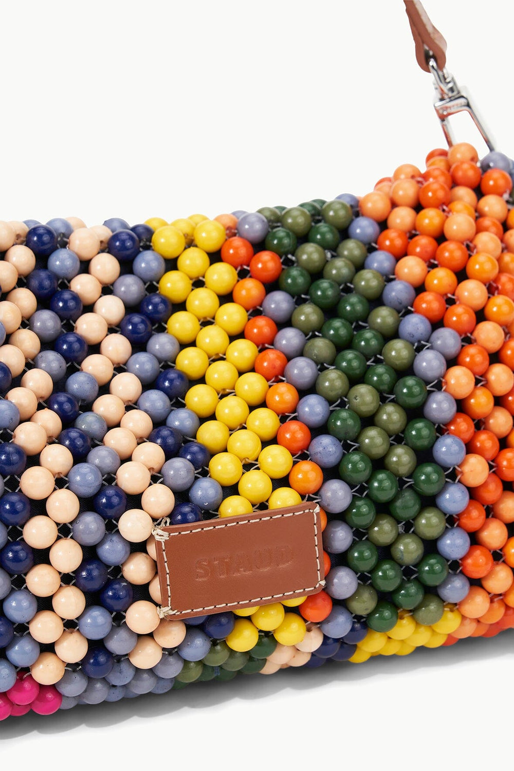 TIMMY BEADED SHOULDER BAG MULTI BAYADERE STRIPE