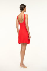 MINI ELLISON DRESS RED ROSE