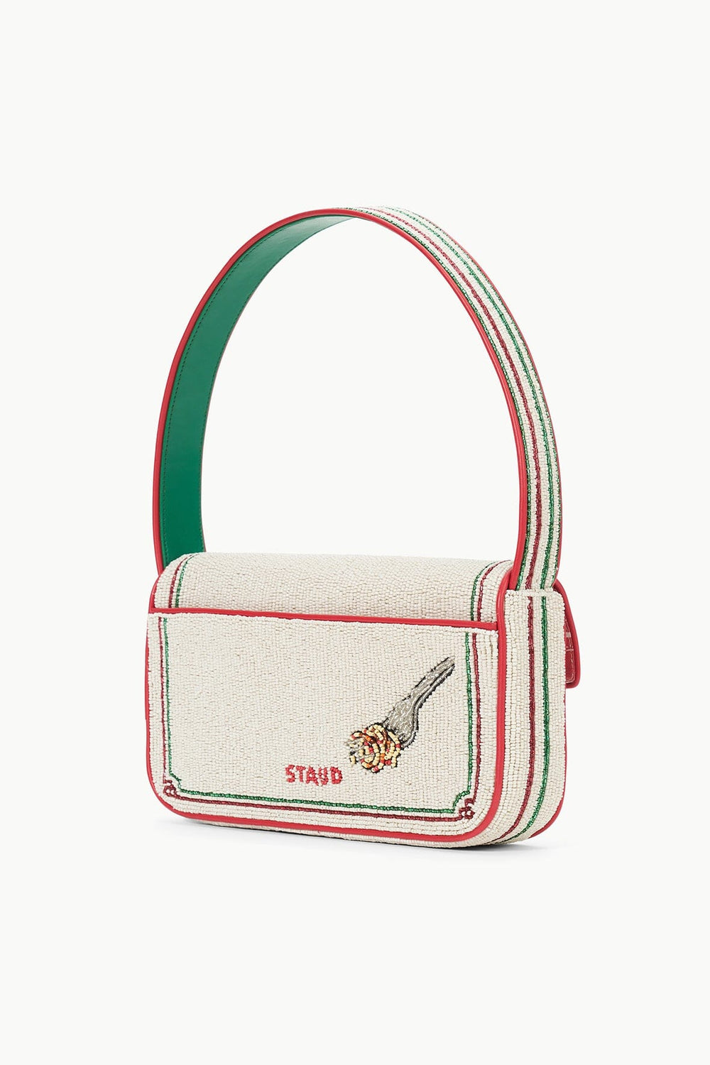 TOMMY BEADED BAG TOMATO
