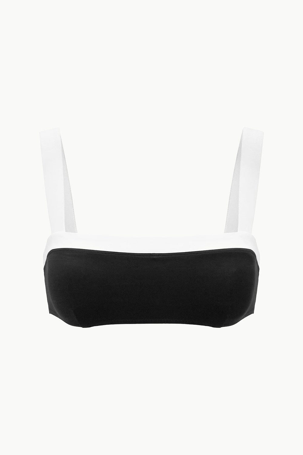 LIV BIKINI TOP BLACK WHITE