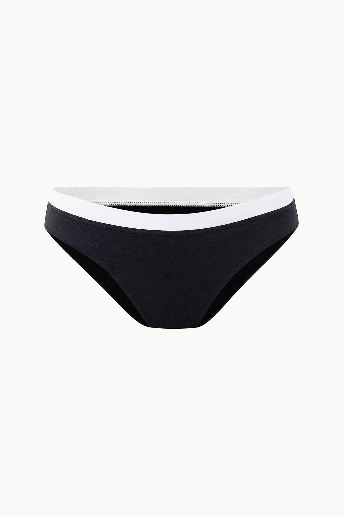 GEMMA BIKINI BOTTOM BLACK WHITE