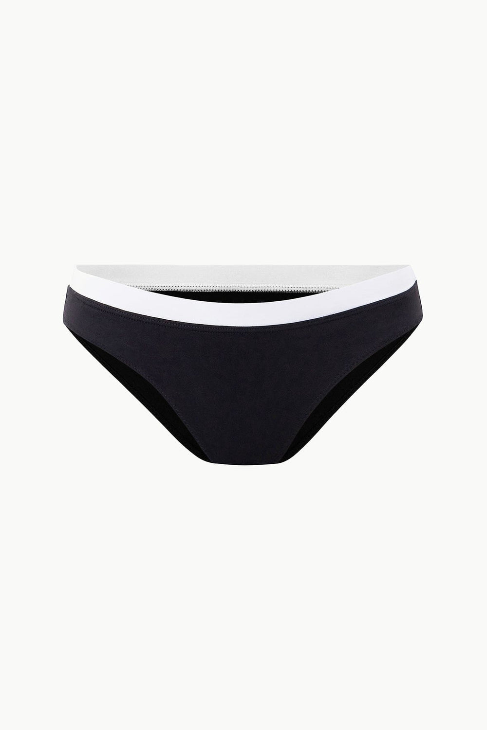 GEMMA BIKINI BOTTOM BLACK WHITE