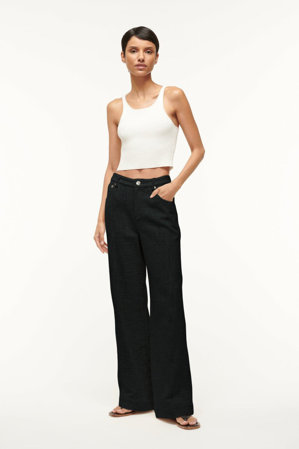 GRAYSON PANT IVORY