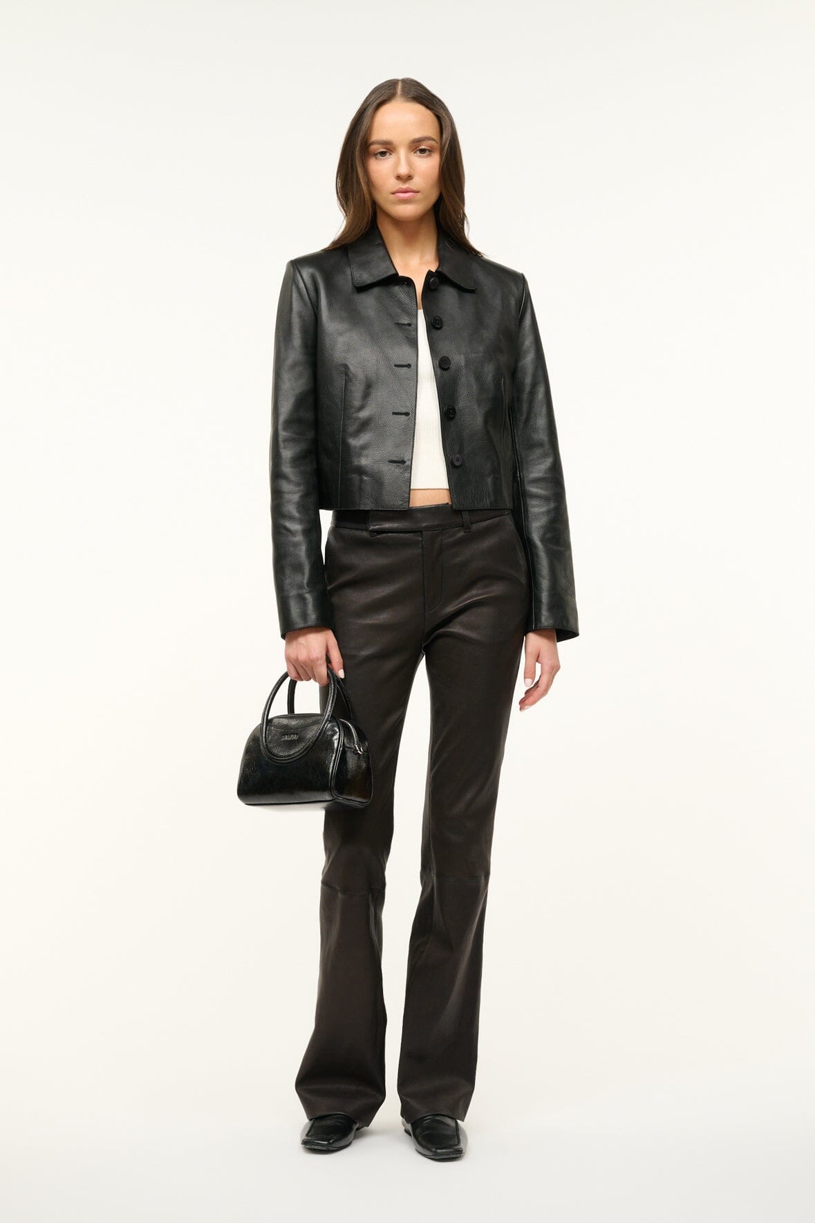 LEATHER MARINO JACKET BLACK