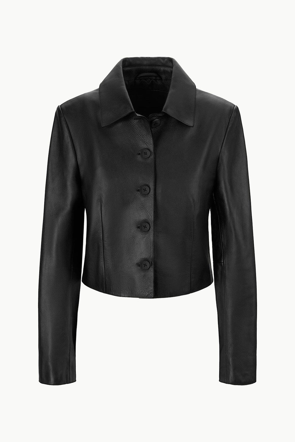 LEATHER MARINO JACKET BLACK