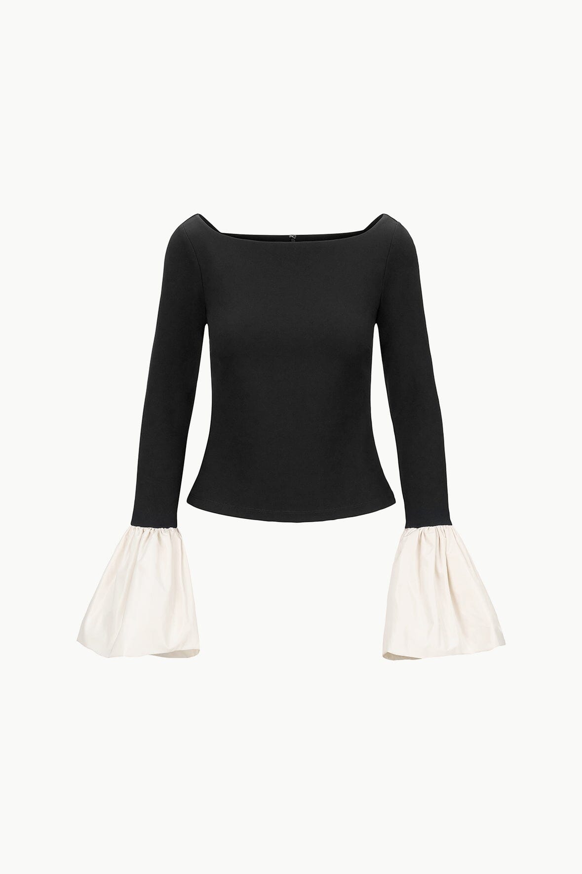 PAIGE TOP BLACK IVORY