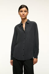 ROXBURY SILK SHIRT BLACK