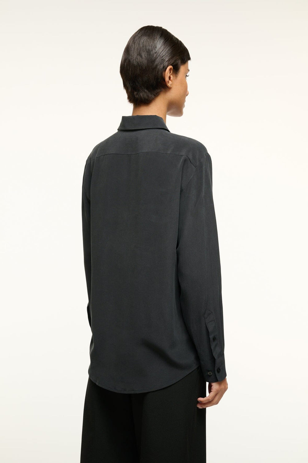 ROXBURY SILK SHIRT BLACK