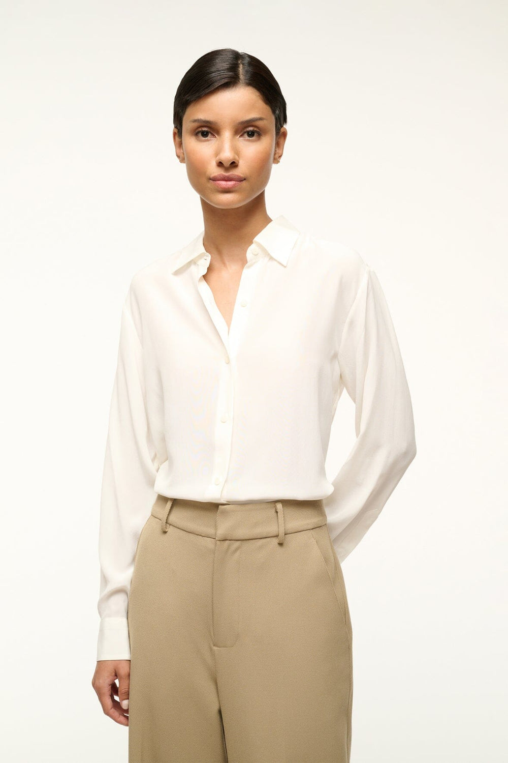 ROXBURY SILK SHIRT IVORY