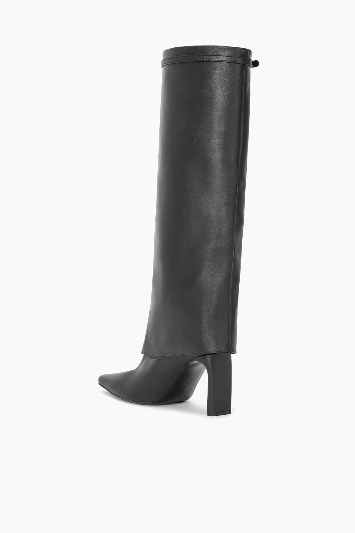 WALLY FOLDOVER HIGH HEEL BOOT BLACK