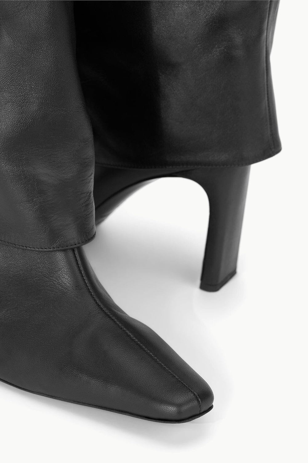 WALLY FOLDOVER HIGH HEEL BOOT BLACK