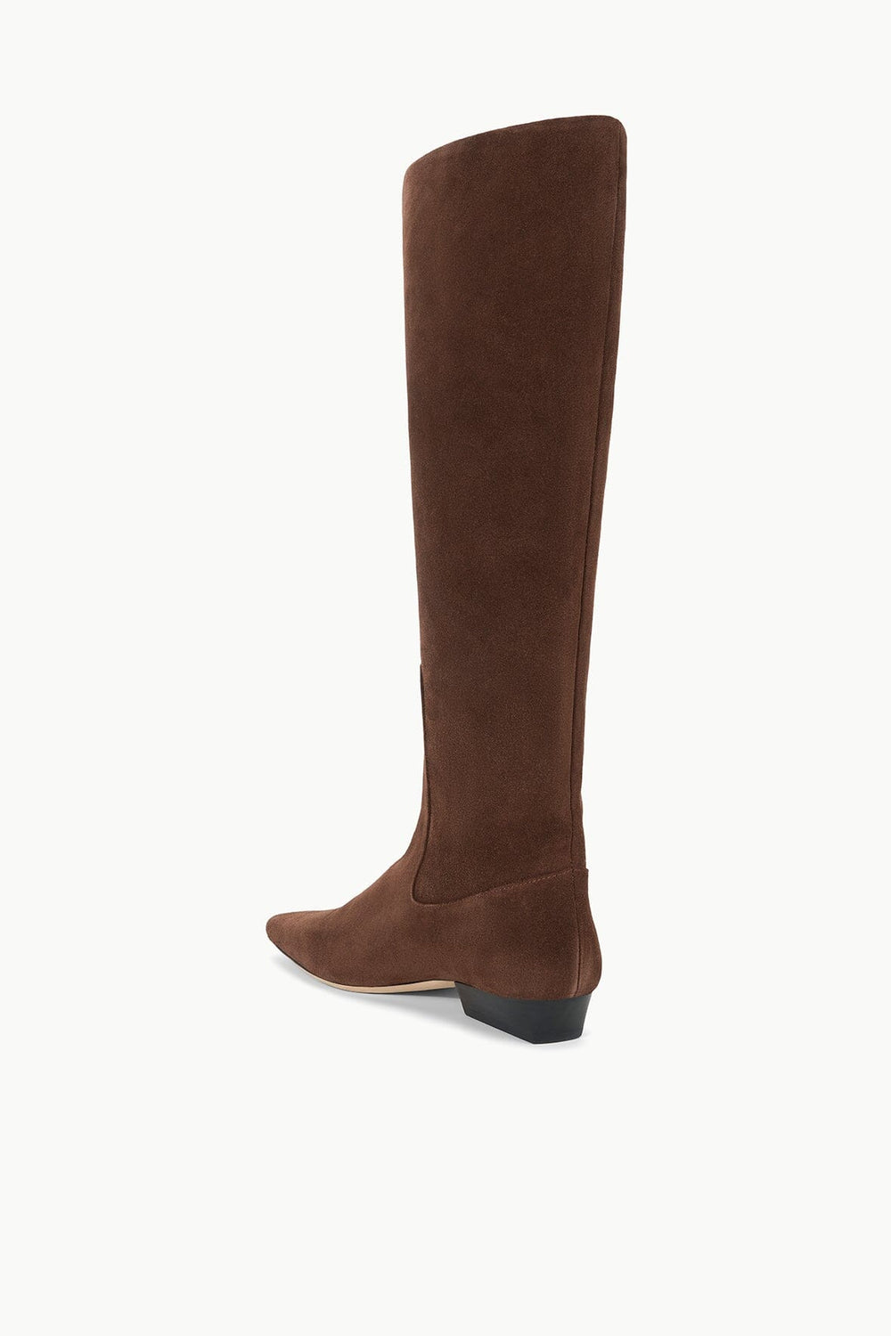 WALLY FLAT BOOT MAHOGANY SUEDE