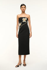 BROOKE DRESS BOTANICAL SHADOWS