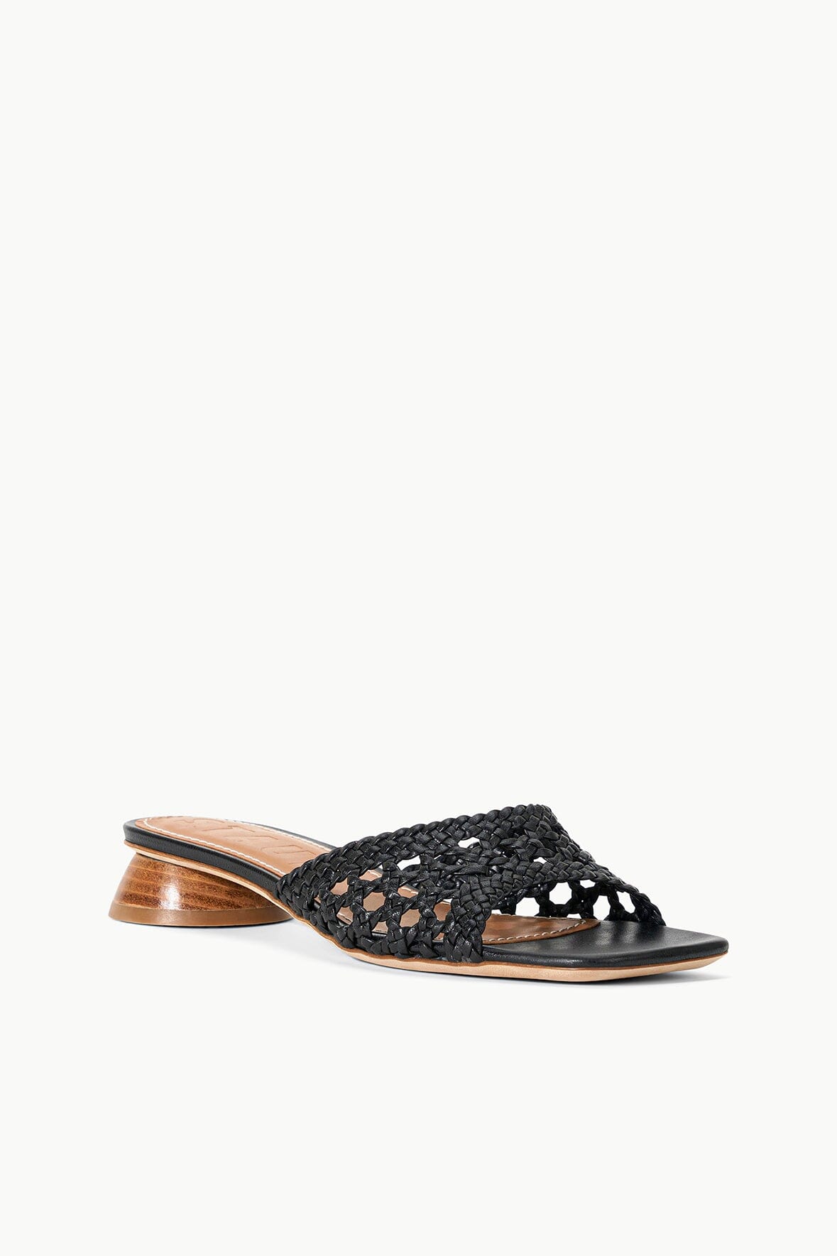 SIMONE CROCHET HEEL BLACK