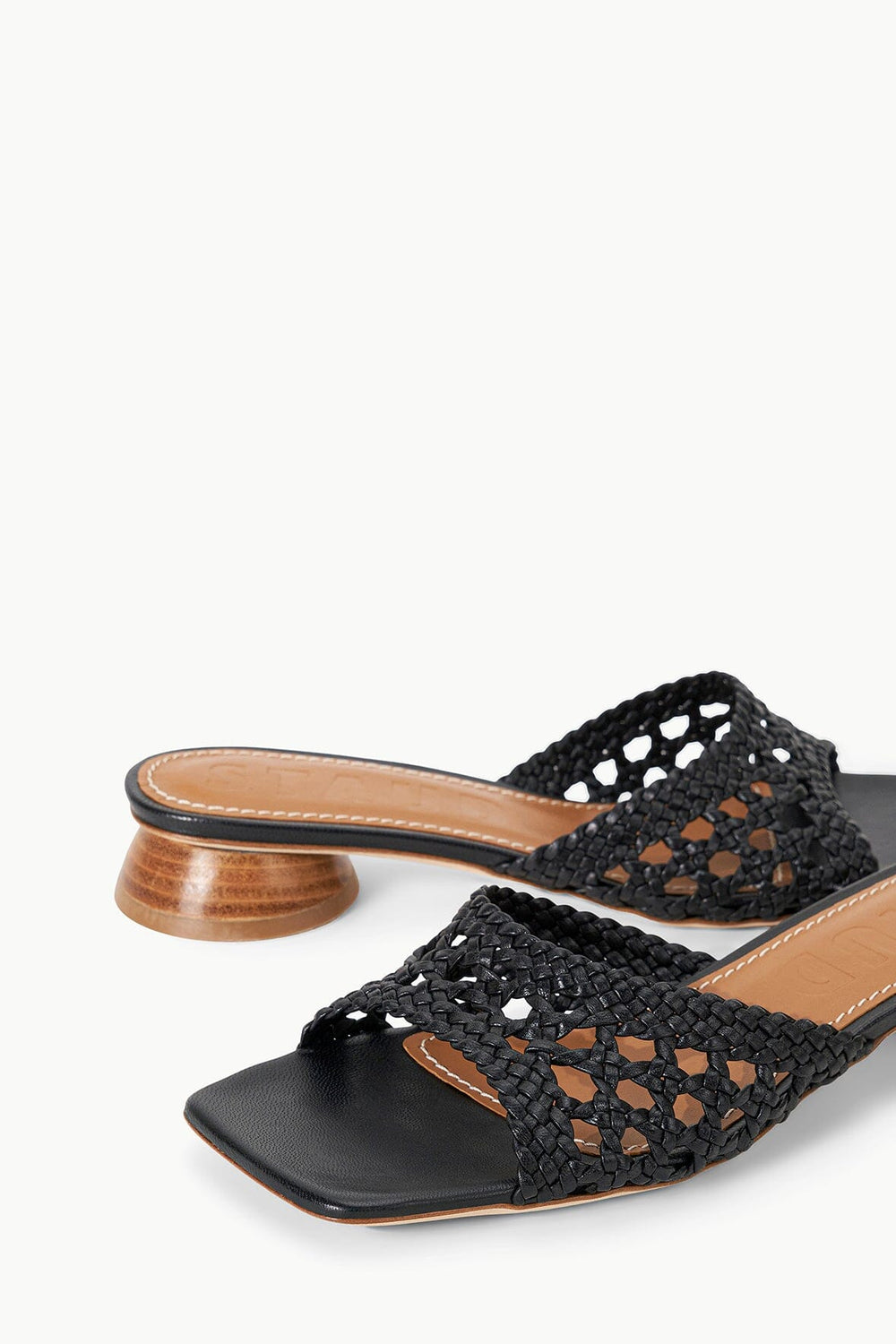 SIMONE CROCHET HEEL BLACK