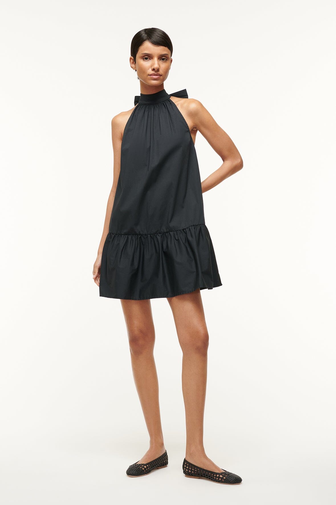 NELL CROCHET BALLERINA BLACK