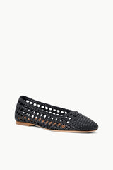 NELL CROCHET BALLERINA BLACK