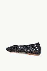 NELL CROCHET BALLERINA BLACK