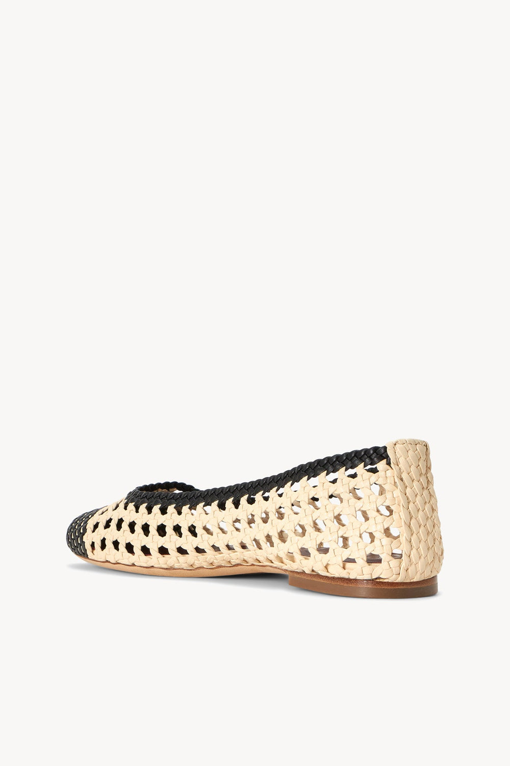 NELL CROCHET BALLERINA CREAM BLACK