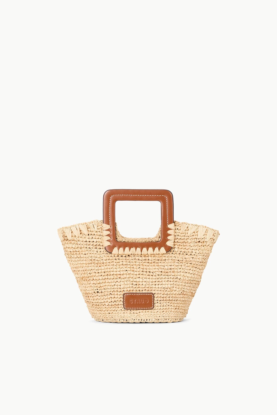 SHIRLEY RAFFIA MINI BUCKET NATURAL TAN