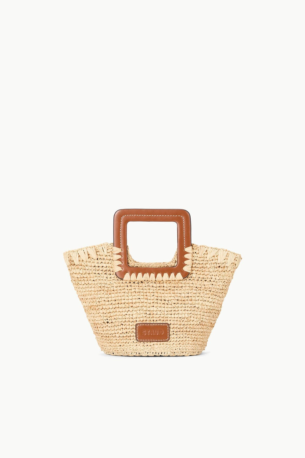 SHIRLEY RAFFIA MINI BUCKET NATURAL TAN